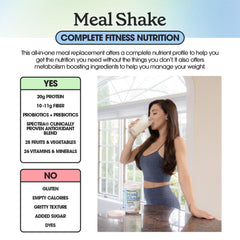 Fit & Lean detalle de polvo y textura fina para mezcla rápida