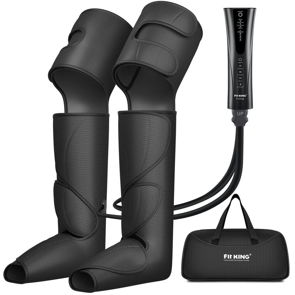 FIT KING vista frontal del masajeador mostrando diseño y controles, comodidad inmediata