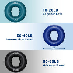 FitBeast bandas de dedo en tres niveles, resistencia progresiva para rehabilitación