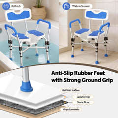 FITGOT silla en baño real mostrando uso cómodo y mayor independencia