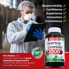FITO MEDIC'S textura del extracto de soursop para apreciar concentración