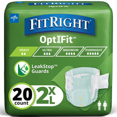 FitRight empaque frontal mostrando cantidad y talla, ayuda a identificar producto