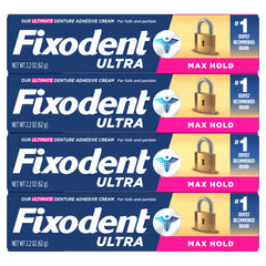 Fixodent cartón reciclable del pack resaltando embalaje responsable
