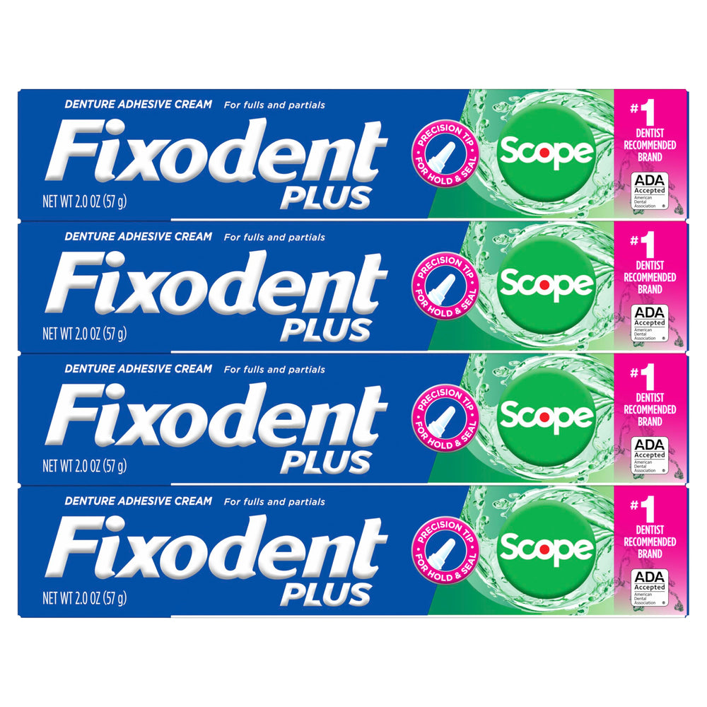 Etiqueta de Fixodent con información clara que ayuda a elegir el producto correcto