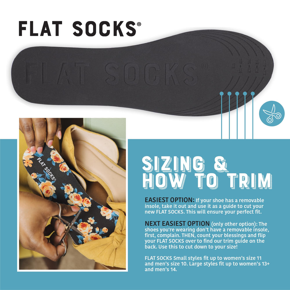 FLAT SOCKS comparación de grosor que evidencia ajuste delgado y comodidad