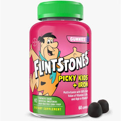 Flintstones frasco frontal 60 gomitas muestra confianza de padres