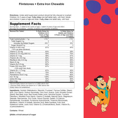 Flintstones niños disfrutando vitaminas masticables en familia