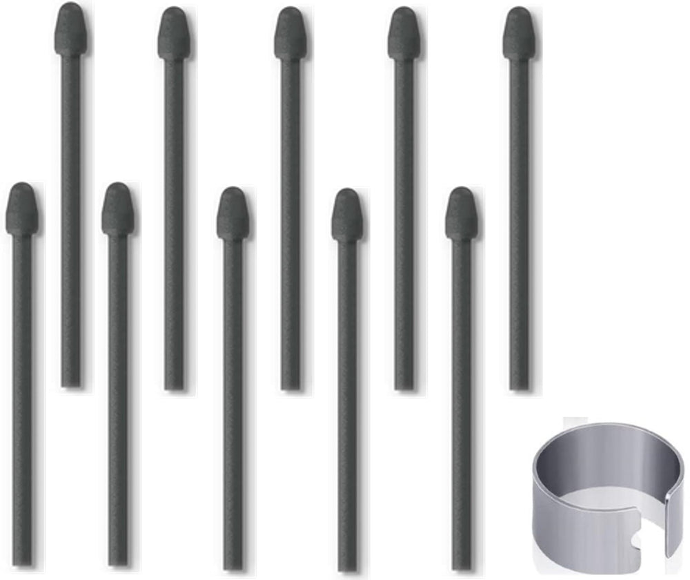 fllynewrite empaque frontal con 10 puntas y caja, ofrece repuestos confiables