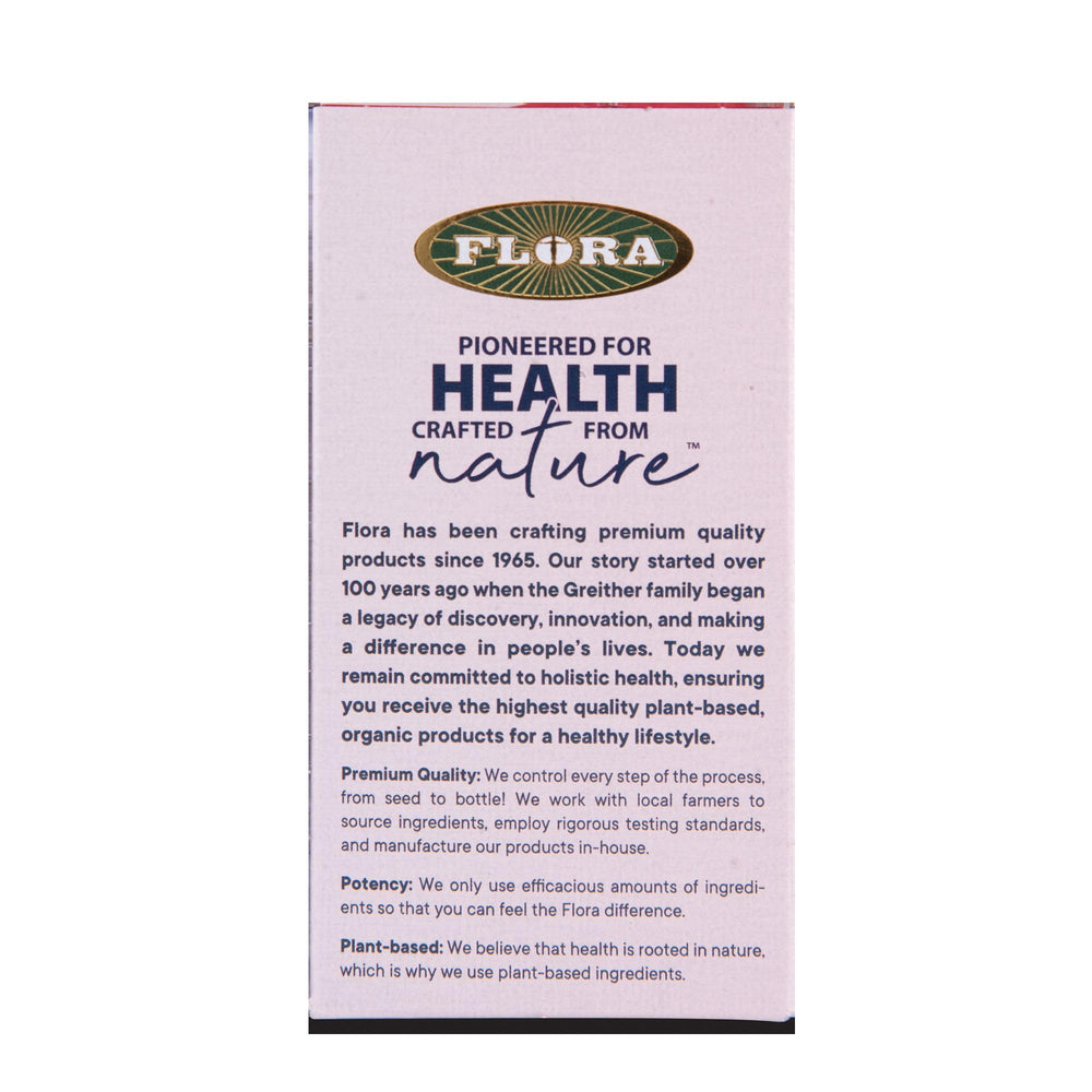 Flora Ferritin+ botella premium y balance de energía potencial