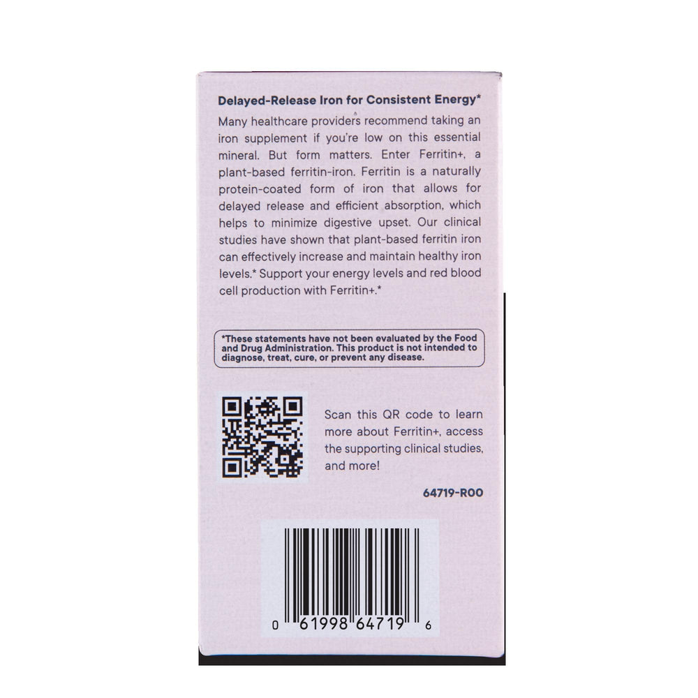 Flora Ferritin+ opción vegana y sin gluten para distintos estilos de vida