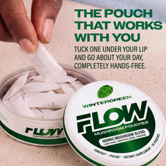 Flow Pouches cinco latas agrupadas con 100 sobres listos para usar
