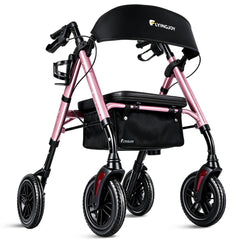 FlyingJoy vista frontal del rollator mostrando estructura y asiento cómodo