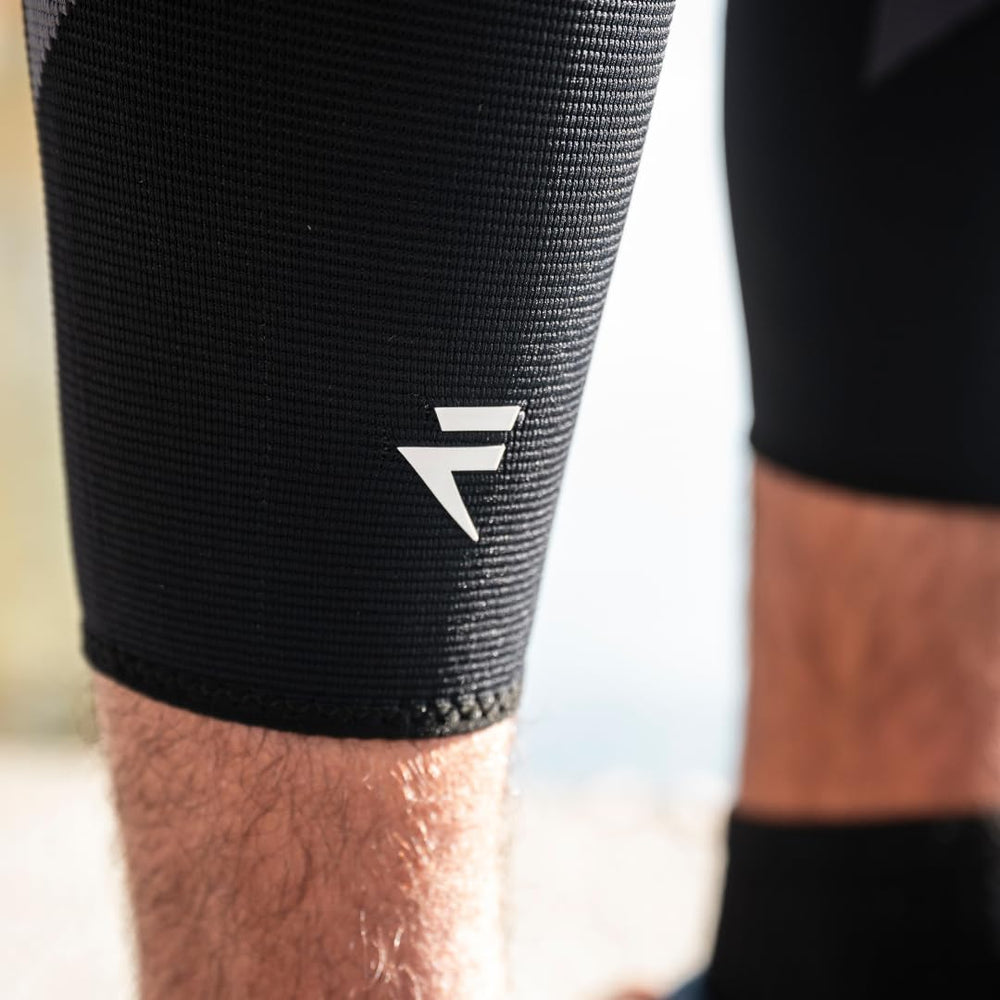 Flytex rodillera en ambiente de entrenamiento que facilita recuperación