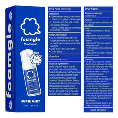 Foamgle en escena de camping ofreciendo higiene oral sin agua