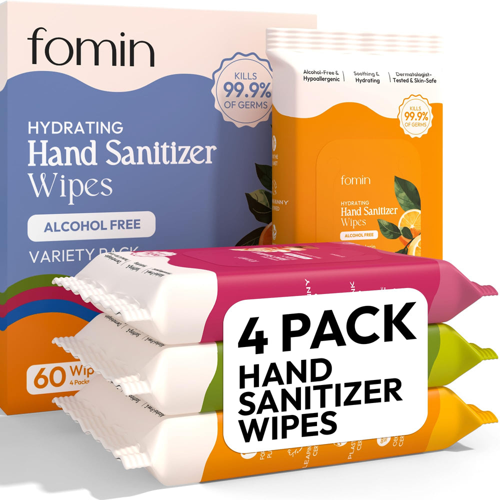 FOMIN pack frontal mostrando 4 bolsas y etiqueta clara, ideal para llevar