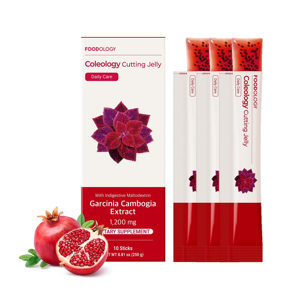 FOODOLOGY paquete frontal mostrando 30 sticks, beneficio portabilidad