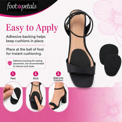 Foot Petals almohadilla colocada en tacón para evitar deslizamiento