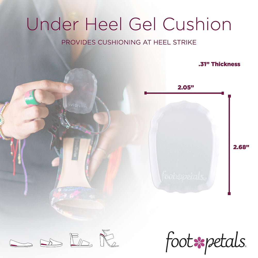 Foot Petals junto a regla para comparar tamaño y facilidad de colocación