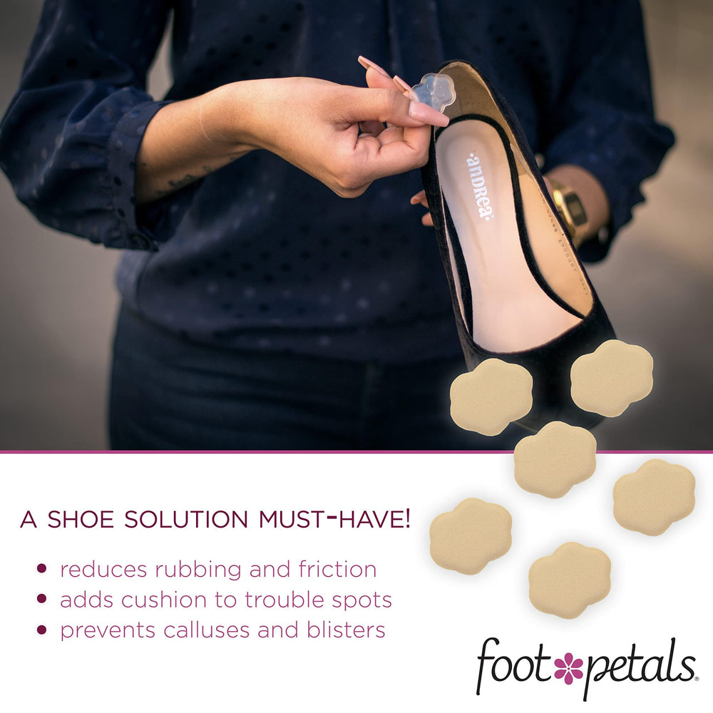 Foot Petals almohadilla colocada en tacón evita rozaduras incómodas