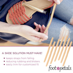 Foot Petals primer plano de textura PORON, amortiguación fina y transpirable