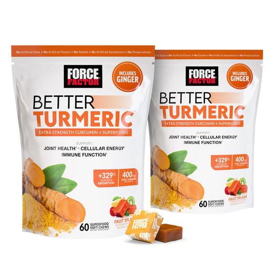 Force Factor empaque frontal mostrando producto y beneficios visibles