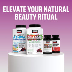 Force Factor en escena de estilo de vida salud y belleza para rutina matutina equilibrada