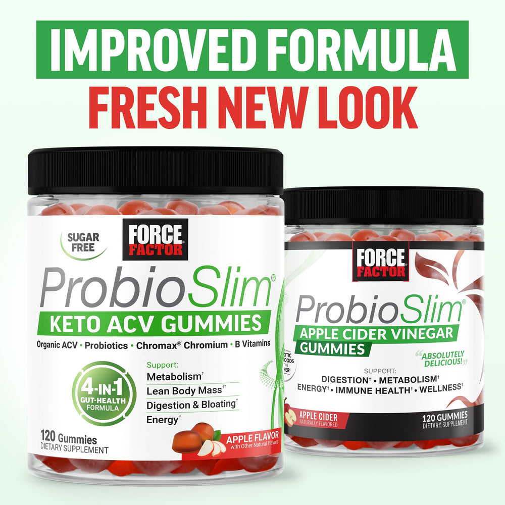 Force Factor: etiqueta con ingredientes principales y beneficios visibles