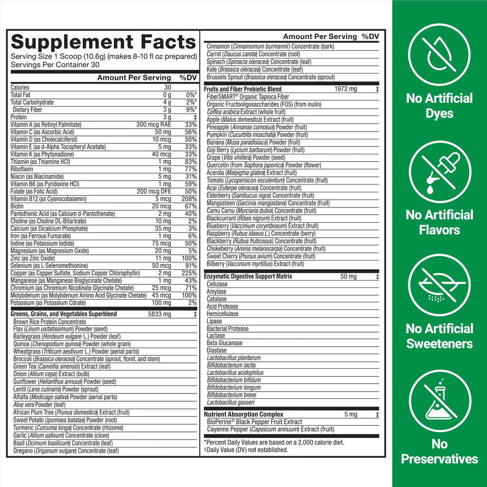 Force Factor Smarter Greens mezclado en batido verde listo para beber tras entrenamiento