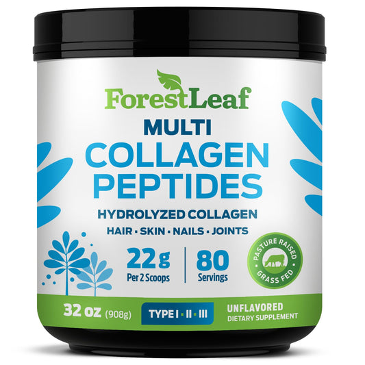 ForestLeaf frasco frontal mostrando etiqueta clara y beneficios