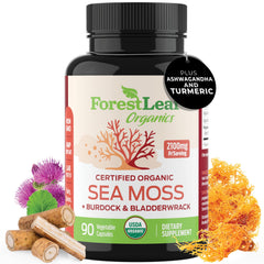 ForestLeaf frente del producto mostrando diseño y cantidad de cápsulas para compra confiable