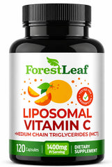ForestLeaf frente del frasco mostrando diseño y cantidad 120 caps, claridad de uso