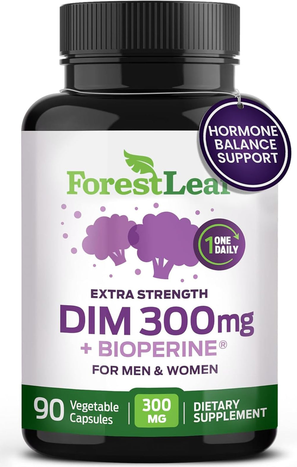 ForestLeaf envase frontal mostrando etiqueta y beneficios clave