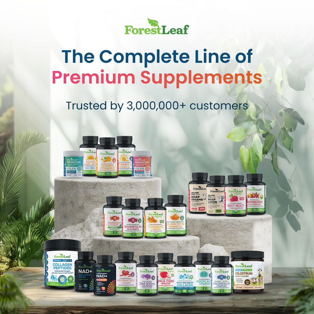 ForestLeaf sello GMP y certificados mostrando control de calidad