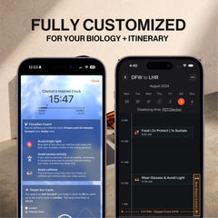 Fount Flykitt app cronograma en pantalla guía personalizada de dosis