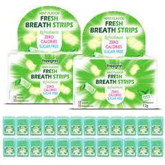 FREEGRIN embalaje frontal mostrando cantidad y sabor menta para confianza inmediata