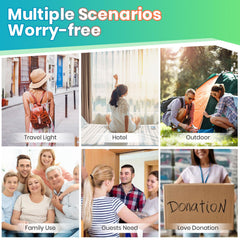 Frekare envoltorio individual abierto mostrando higiene y portabilidad