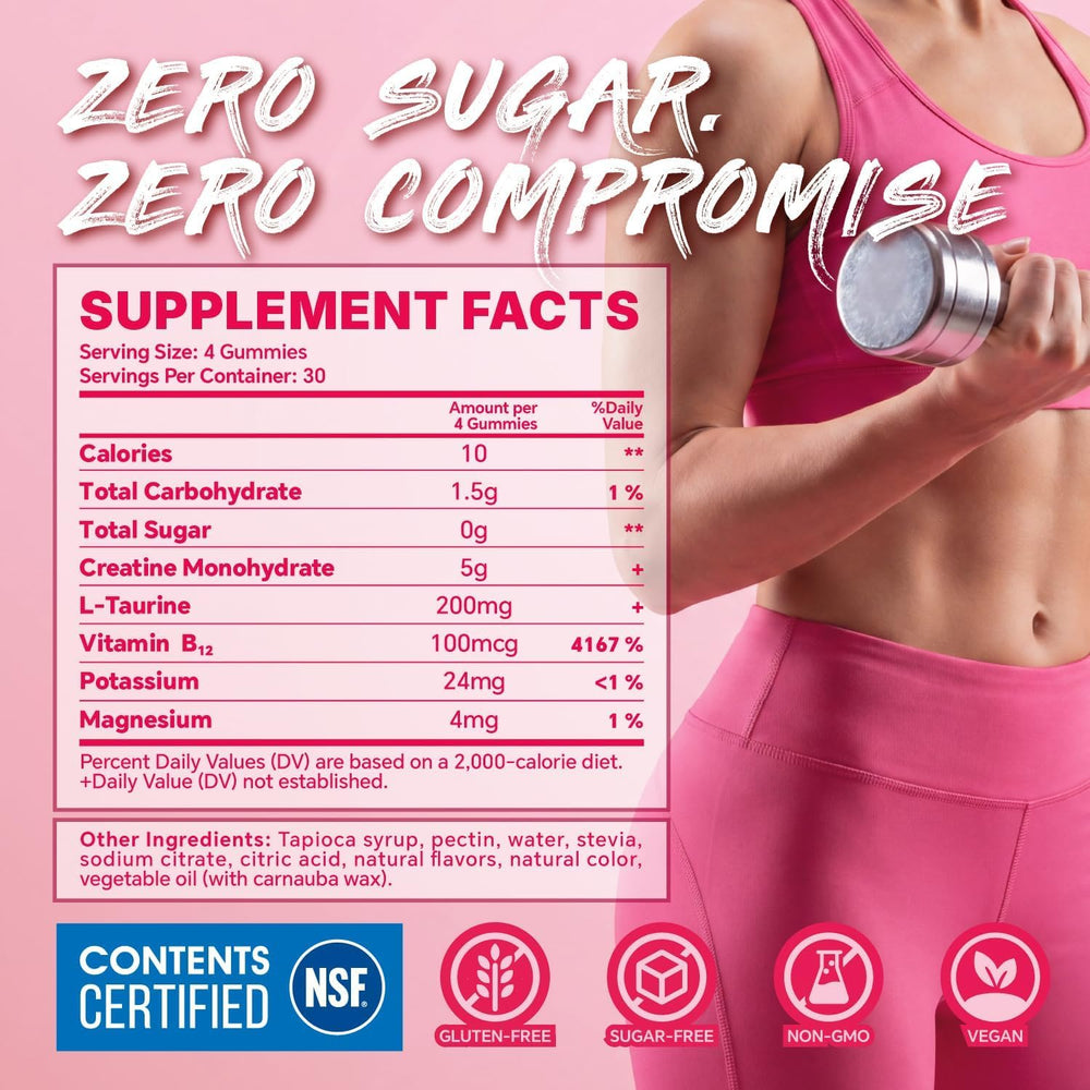 Etiqueta nutricional Frellanox mostrando creatina, taurina y B12