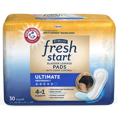 Fresh Start vista frontal del empaque mostrando 30 unidades y protección discreta
