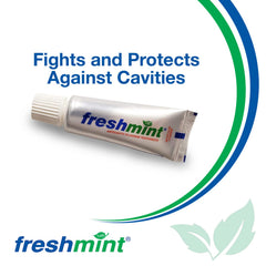 FRESHMINT tubo en mano para comparar escala y facilidad de reparto