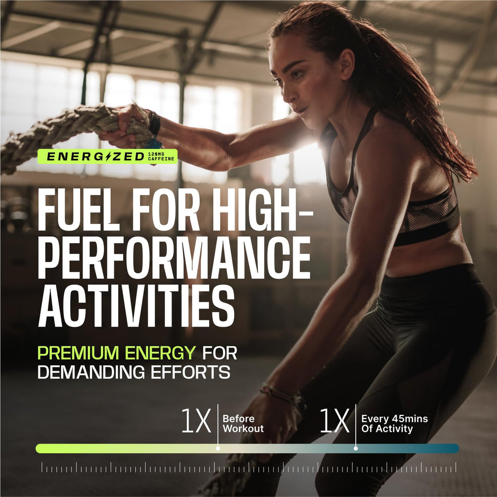 Atleta usando Frog Fuel durante un entrenamiento para mayor potencia