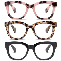 FSRTEP gafas frontal montura oval elegante y práctica