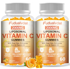 Fudualvdel envase frontal de gomitas liposomales, absorción mejorada