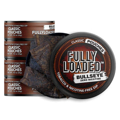 Fully Loaded Bullseye lata frontal mostrando diseño y conveniencia