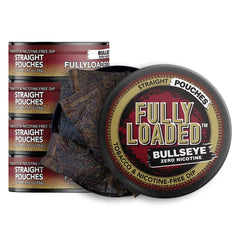 Fully Loaded Bullseye vista frontal del empaque, opción alternativa segura