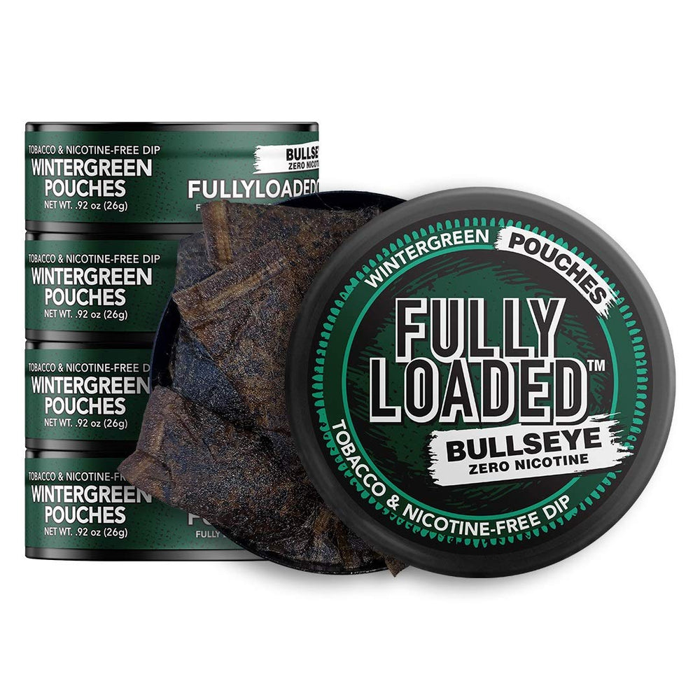 Fully Loaded Chew envase frontal wintergreen, presentación clara y atractiva