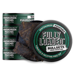 Fully Loaded Chew envase frontal wintergreen, presentación clara y atractiva