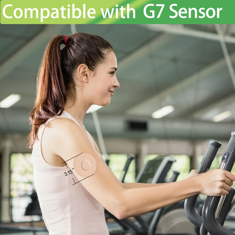 funpatch parche G7 aplicado en brazo activo demostrando su fijación durante movimiento