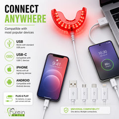 FUREIN SMILE en uso conectado a teléfono móvil para sesiones prácticas diarias