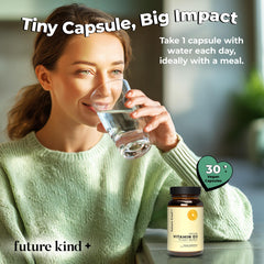 Future Kind producto en cocina moderna transmitiendo uso diario saludable