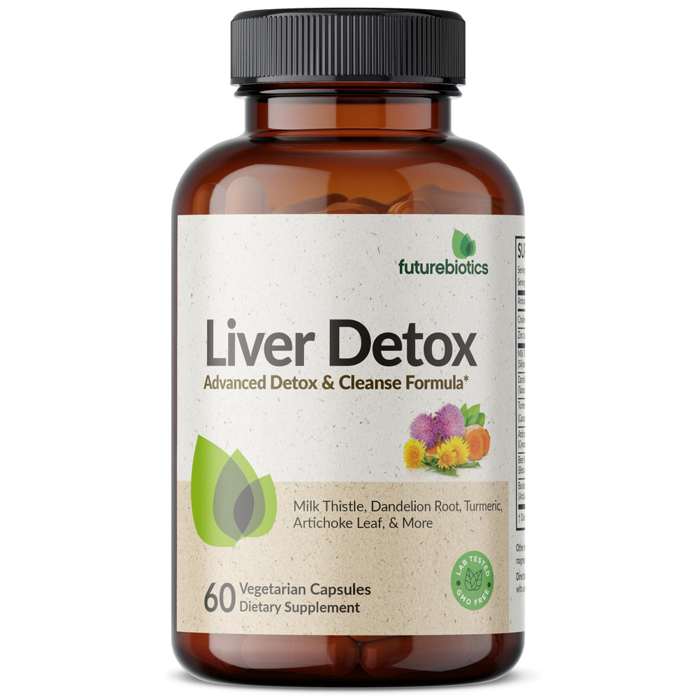 Curcuma en la mezcla Futurebiotics Liver Detox, aporte suave para el cuidado digestivo.